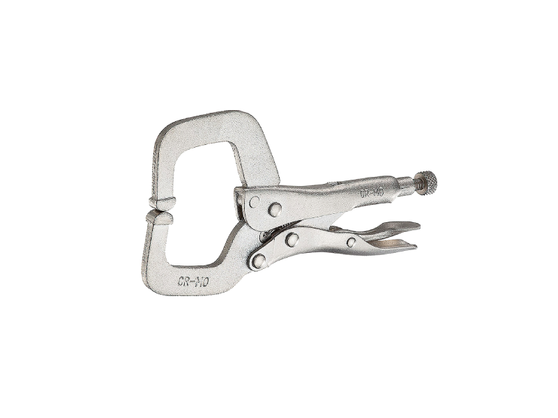 6" Locking C clamp with regular tip